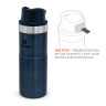 Термокружка Stanley Classic Trigger Action 0,47 л, синий (10-06439-008)